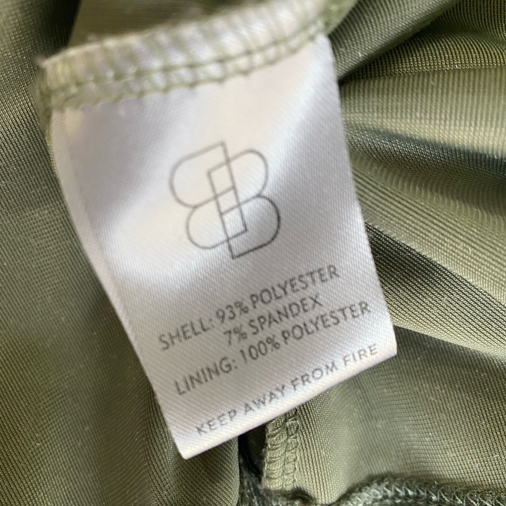 BALTIC BØRN Meghan Sage Green Velour Flutter‎ Sleeve Wrap Dress XXXL - Picture 5 of 8